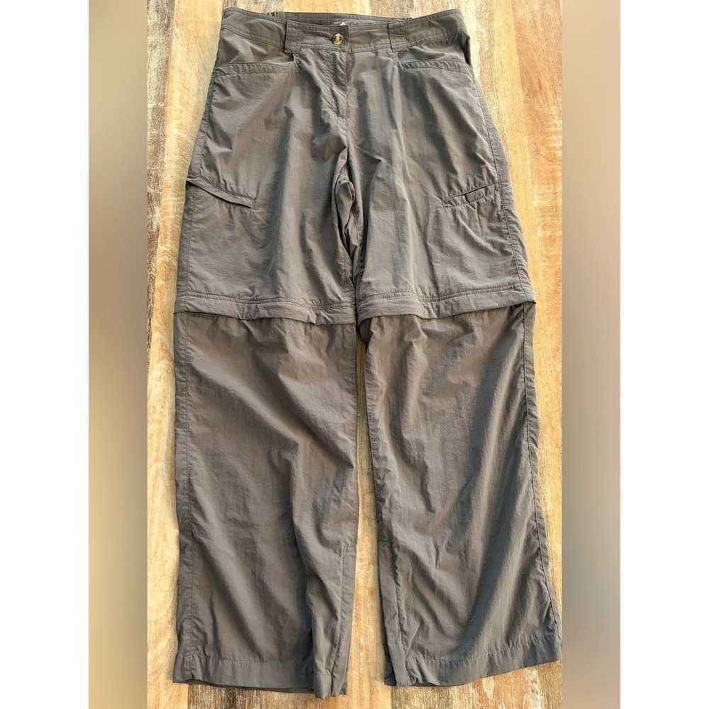 ExOfficio Women's Convertible Hiking Pants Insect Shield Nylon Taupe Size 10